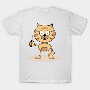 Dangerous cat. T-Shirt